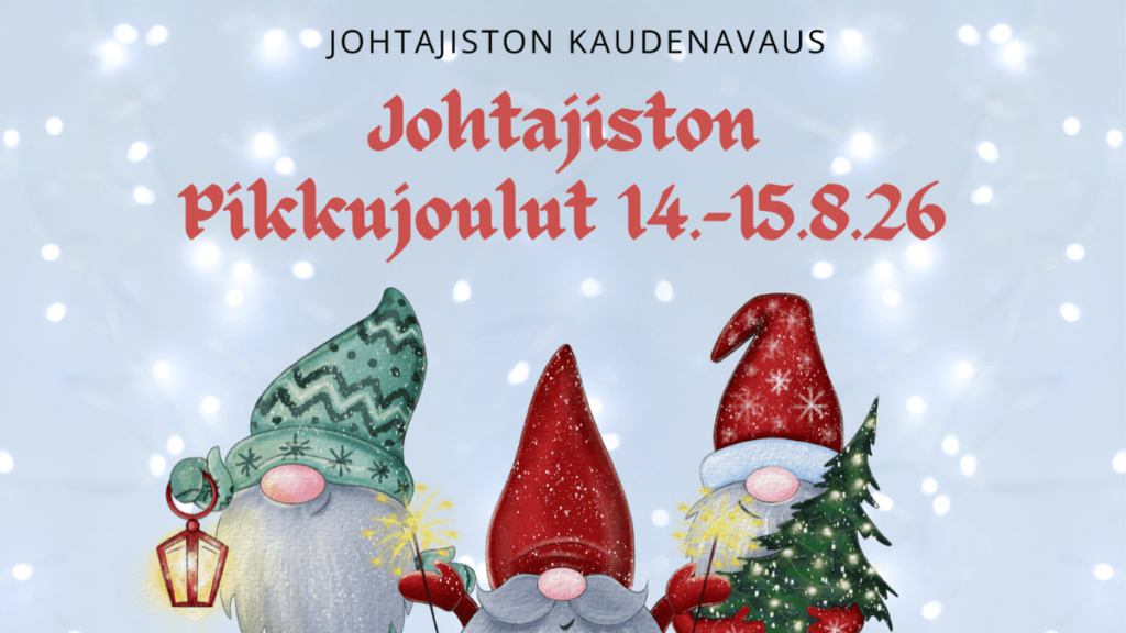 Johtajiston aloitus syksy 2026 - Lue lisää